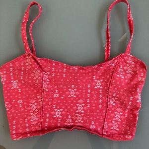 Hollister patterned crop top